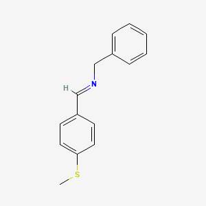 Benzenemethanamine, N-[[4-(methylthio)phenyl]methylene]-