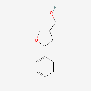 (5-Phenyloxolan-3-yl)methanol