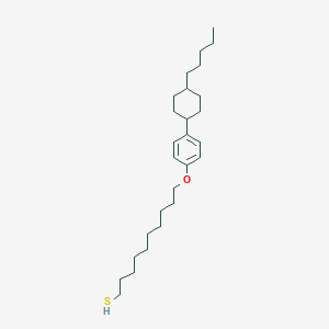 10-[4-(4-Pentylcyclohexyl)phenoxy]decane-1-thiol