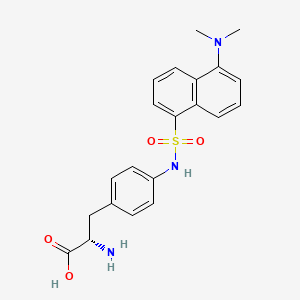 4-{[5-(Dimethylamino)naphthalene-1-sulfonyl]amino}-L-phenylalanine