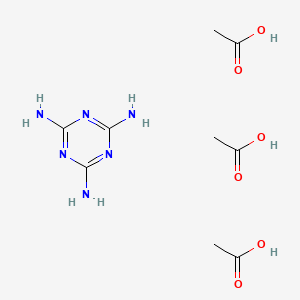 Acetic acid;1,3,5-triazine-2,4,6-triamine