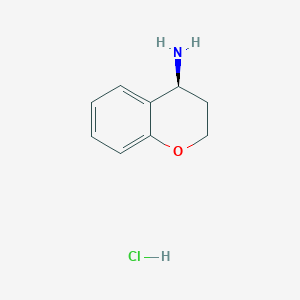molecular formula C9H12ClNO B1425305 (S)-色满-4-胺盐酸盐 CAS No. 1035093-81-2
