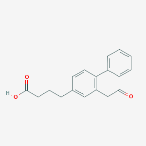 B1425308 9,10-Dihydro--oxo-2-phenanthrenebutyric acid CAS No. 52135-43-0