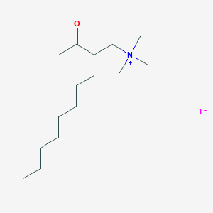 1-Decanaminium, 2-acetyl-N,N,N-trimethyl-, iodide