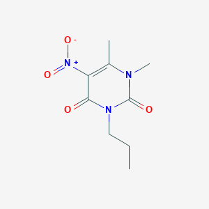 1,6-Dimethyl-5-nitro-3-propylpyrimidine-2,4(1H,3H)-dione