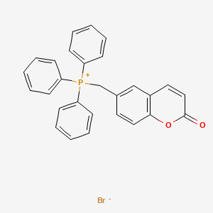 [(2-Oxo-2H-1-benzopyran-6-yl)methyl](triphenyl)phosphanium bromide