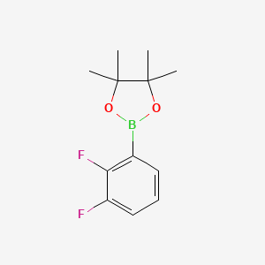 molecular formula C12H15BF2O2 B1425317 2-(2,3-二氟苯基)-4,4,5,5-四甲基-1,3,2-二氧杂硼环 CAS No. 1073339-17-9