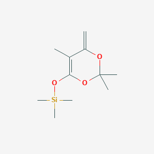 Trimethyl[(2,2,5-trimethyl-4-methylidene-2H,4H-1,3-dioxin-6-yl)oxy]silane