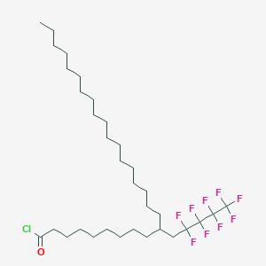 10-(2,2,3,3,4,4,5,5,5-Nonafluoropentyl)octacosanoyl chloride