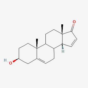 molecular formula C19H26O2 B1425320 Androsta-5,15-dien-17-one,3-hydroxy-, (3b,14b)- CAS No. 34603-35-5