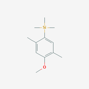 (4-Methoxy-2,5-dimethylphenyl)(trimethyl)silane