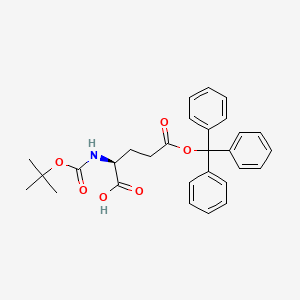 (2S)-2-[(2-methylpropan-2-yl)oxycarbonylamino]-5-oxo-5-trityloxypentanoic acid