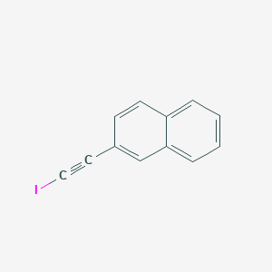 molecular formula C12H7I B14253239 2-(Iodoethynyl)naphthalene CAS No. 223758-79-0