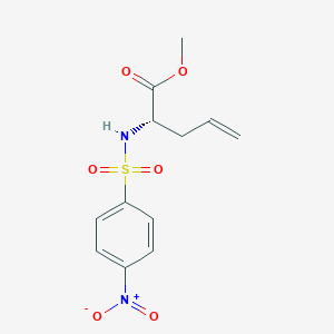 methyl (2S)-2-[(4-nitrophenyl)sulfonylamino]pent-4-enoate