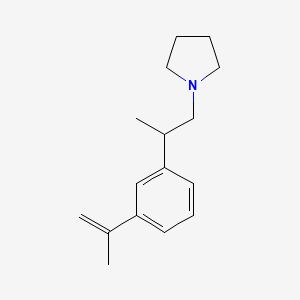 1-{2-[3-(Prop-1-en-2-yl)phenyl]propyl}pyrrolidine