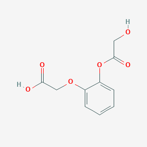 {2-[(Hydroxyacetyl)oxy]phenoxy}acetic acid