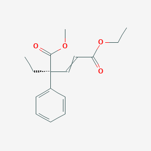 1-Ethyl 5-methyl (4S)-4-ethyl-4-phenylpent-2-enedioate