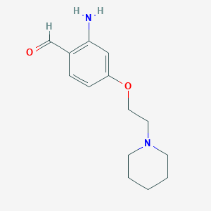 Benzaldehyde, 2-amino-4-[2-(1-piperidinyl)ethoxy]-