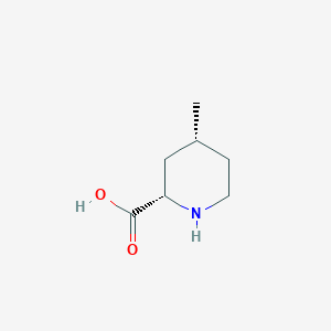 molecular formula C7H13NO2 B1425330 (2S,4R)-4-甲基-哌哆酸 CAS No. 1821715-08-5