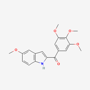 (5-methoxy-1H-indol-2-yl)-(3,4,5-trimethoxyphenyl)methanone