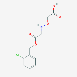 [({2-[(2-Chlorophenyl)methoxy]-2-oxoethyl}amino)oxy]acetic acid