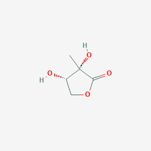 2(3H)-Furanone, dihydro-3,4-dihydroxy-3-methyl-, (3S,4S)-