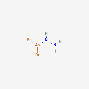 molecular formula AsBr2H3N2 B14253335 Arsorohydrazidous dibromide CAS No. 220507-64-2