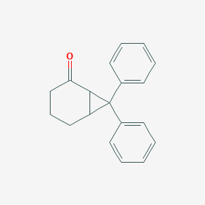 molecular formula C19H18O B14253375 7,7-Diphenylbicyclo[4.1.0]heptan-2-one CAS No. 425641-86-7