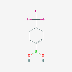 molecular formula C7H10BF3O2 B1425339 4-(Trifluoromethyl)cyclohex-1-enylboronic acid CAS No. 865869-30-3