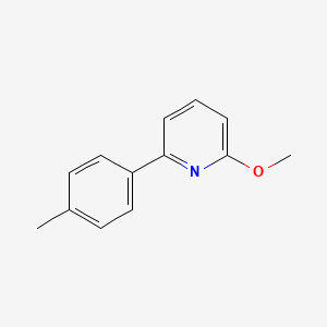 molecular formula C13H13NO B1425345 2-甲氧基-6-(对甲苯基)吡啶 CAS No. 1039775-38-6