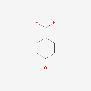 molecular formula C7H4F2O B14253457 4-(Difluoromethylidene)cyclohexa-2,5-dien-1-one CAS No. 175359-21-4