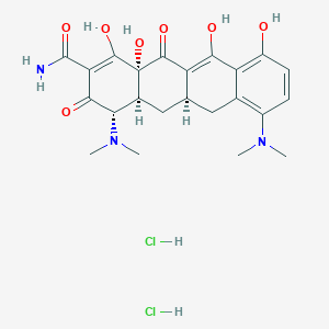 molecular formula C23H29Cl2N3O7 B1425355 盐酸米诺环素 CAS No. 59046-78-5