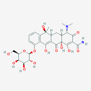 molecular formula C28H34N2O13 B1425360 四环素 10-O-β-D-半乳吡喃糖苷 CAS No. 319426-63-6