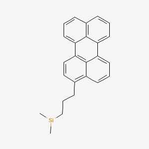 Dimethyl[3-(perylen-3-YL)propyl]silyl