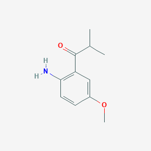 1-(2-Amino-5-methoxyphenyl)-2-methylpropan-1-one