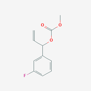 Carbonic acid, 1-(3-fluorophenyl)-2-propenyl methyl ester