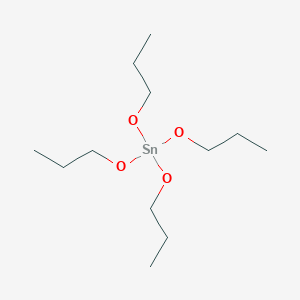 molecular formula C12H28O4Sn B14253667 Tetrapropoxystannane CAS No. 216859-00-6