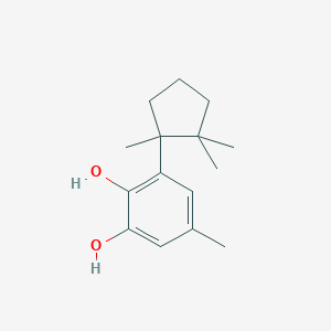 1,2-Benzenediol, 5-methyl-3-(1,2,2-trimethylcyclopentyl)-