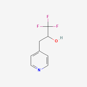 B1425369 1,1,1-Trifluoro-3-(pyridin-4-yl)propan-2-ol CAS No. 1491591-94-6