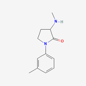 3-(Methylamino)-1-(3-methylphenyl)pyrrolidin-2-one