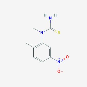 B14253745 N-Methyl-N-(2-methyl-5-nitrophenyl)thiourea CAS No. 372198-47-5