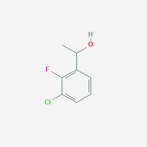 molecular formula C8H8ClFO B1425376 1-(3-氯-2-氟苯基)乙醇 CAS No. 1339261-30-1