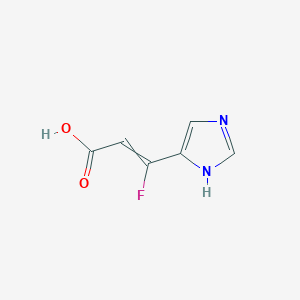 3-Fluoro-3-(1H-imidazol-5-yl)prop-2-enoic acid