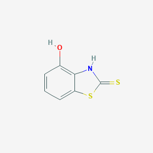 molecular formula C7H5NOS2 B142538 4-Hydroxybenzo[d]thiazole-2(3H)-thione CAS No. 126322-22-3