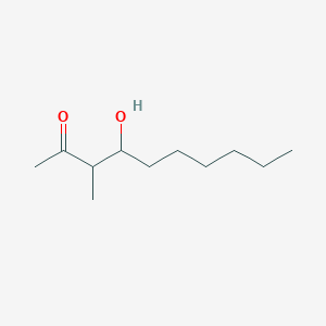 4-Hydroxy-3-methyldecan-2-one