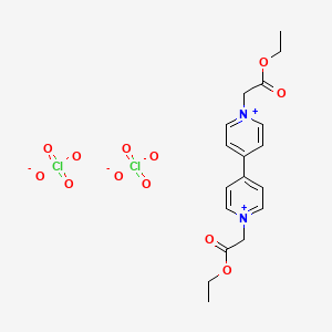 1,1'-Bis(2-ethoxy-2-oxoethyl)-4,4'-bipyridin-1-ium diperchlorate