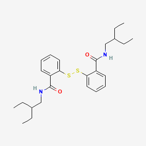 2,2'-Disulfanediylbis[N-(2-ethylbutyl)benzamide]