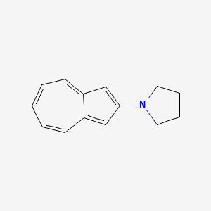 Pyrrolidine, 1-(2-azulenyl)-