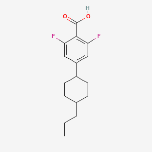 2,6-Difluoro-4-(4-propylcyclohexyl)benzoic acid