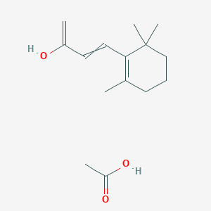 Acetic acid;4-(2,6,6-trimethylcyclohexen-1-yl)buta-1,3-dien-2-ol